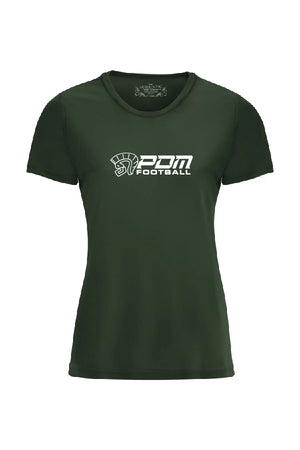 T-shirt d'équipe technique vert forest- PDM Football