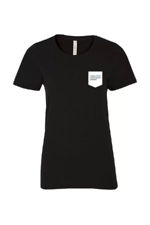 T-shirt noir poche Concevoir - Primero