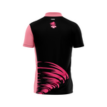 Polo Sportif Noir - Storm Pink Girls
