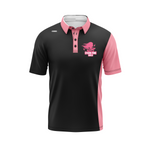 Polo Sportif Noir - Storm Pink Girls