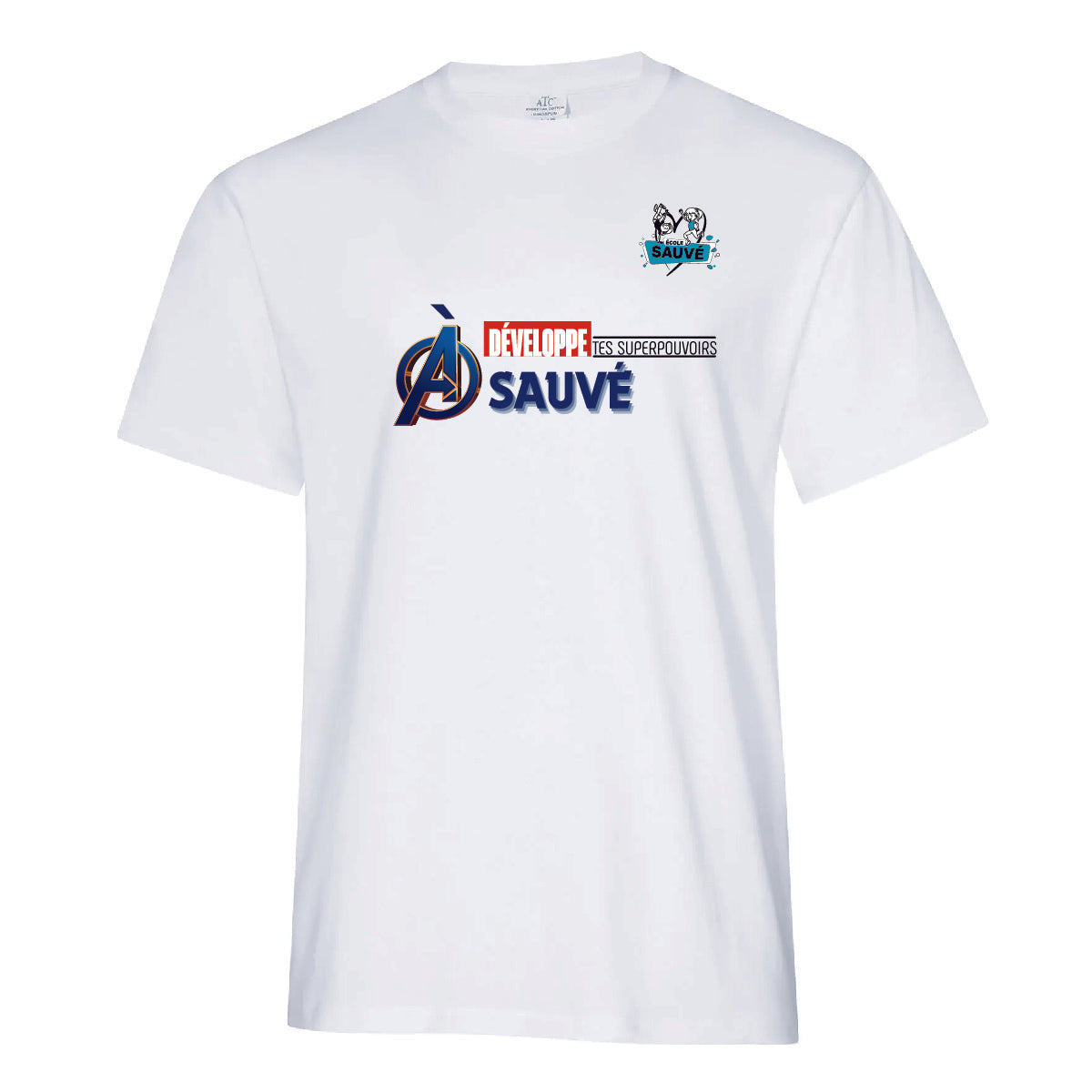 Chandail blanc Thème 2025-2026 - École Sauvé