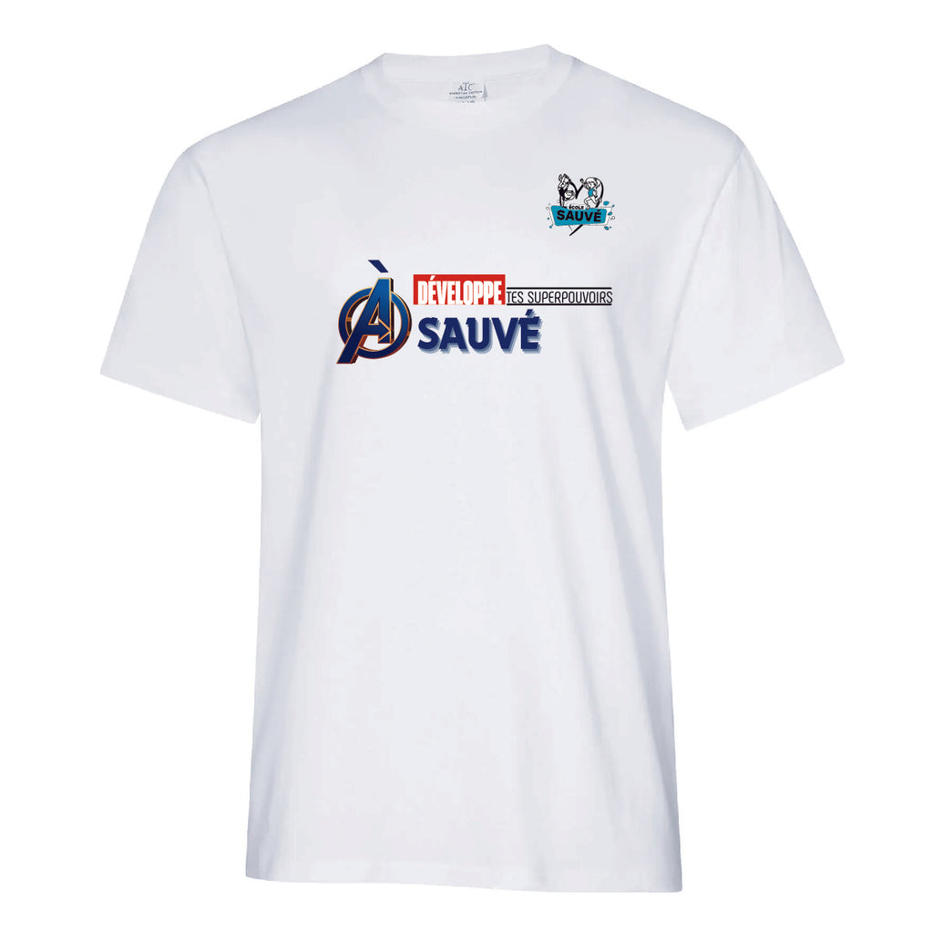 Chandail blanc Thème 2024-2025 - École Sauvé