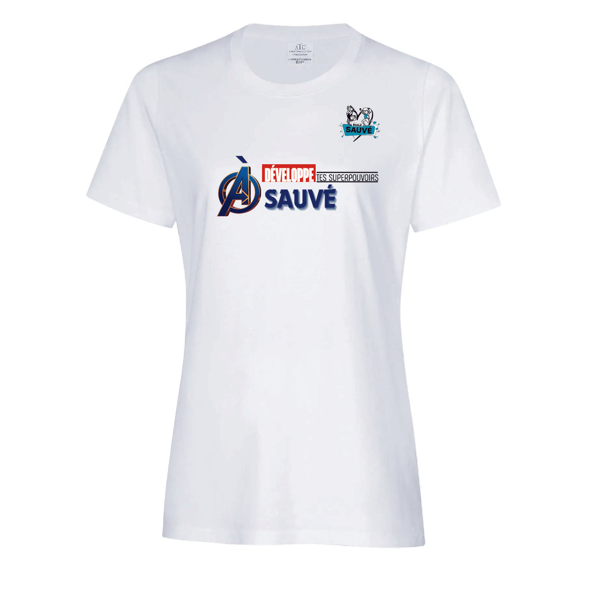 Chandail blanc Thème 2025-2026 - École Sauvé