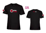 2A - T-shirt ultra doux en coton Noir - Amikobi