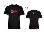 3A - T-shirt ultra doux en coton Noir - Amikobi
