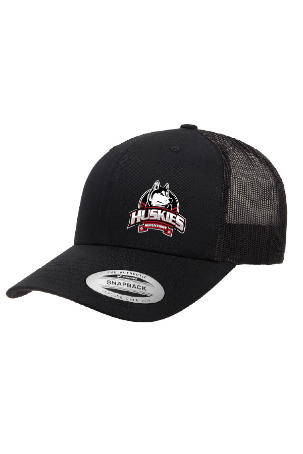 Casquette Noir filet Noir - Huskies