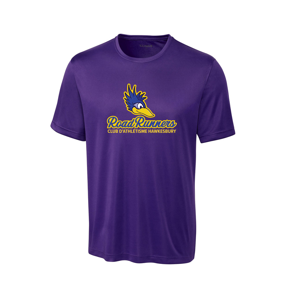 T-shirt athlétique mauve  - Roadrunners