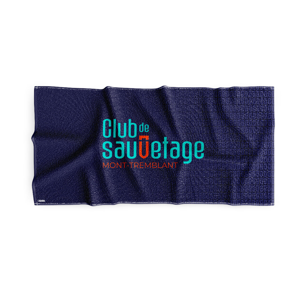 Serviette de plage 28'' x 58'' - Sauvetage Mont-Tremblant