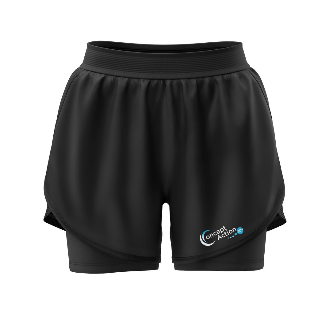 Short athlétique cuissard intégré - Concept Action 50+
