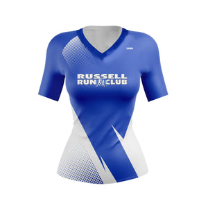T-Shirt Performance - Bleu - Russell Run Club