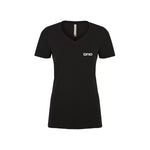 T-shirt noir col V - Logo Brio - Brioconcept