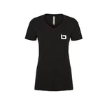 T-shirt noir col V - Logo B - Brioconcept
