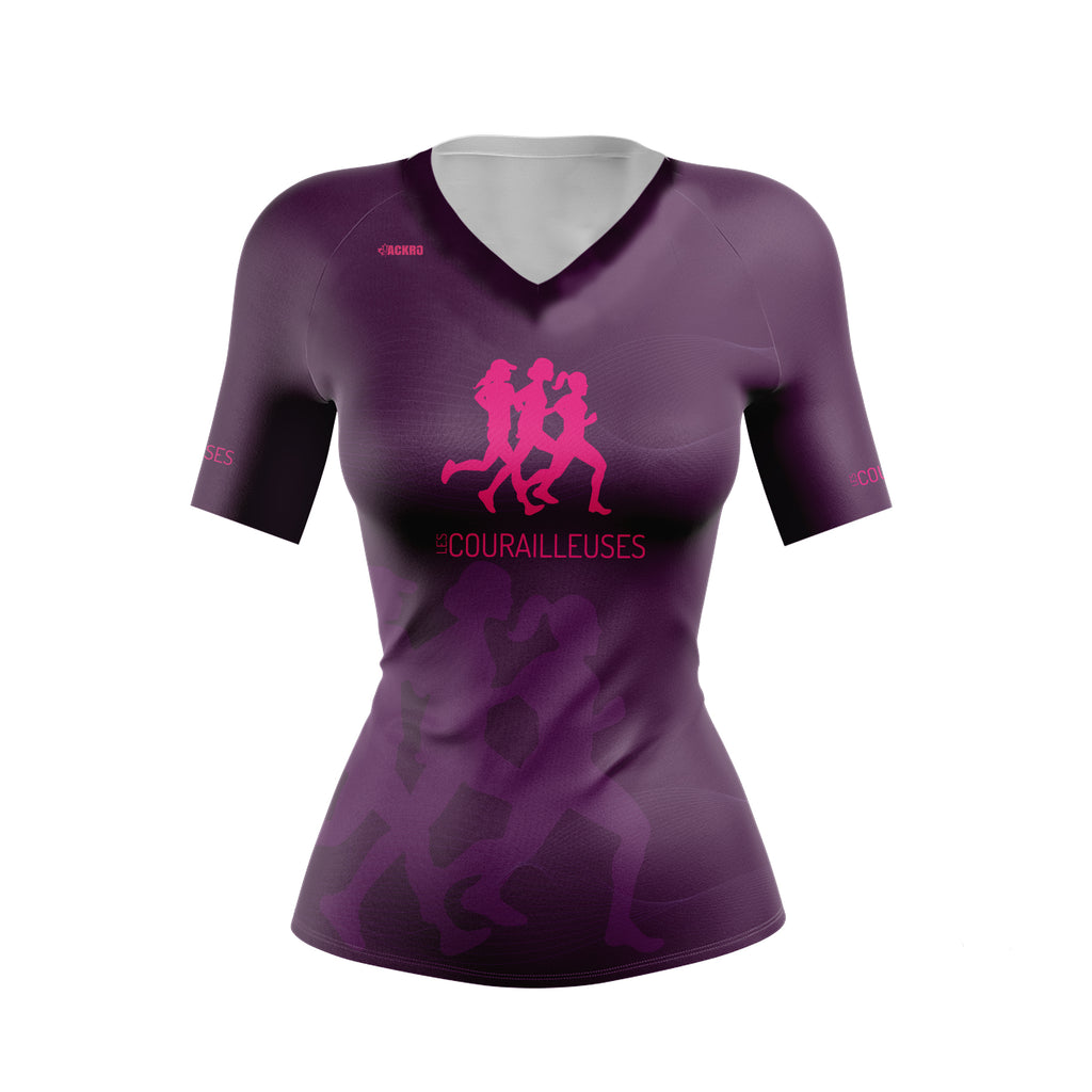 T-Shirt Technique Mauve - Les Courailleuses