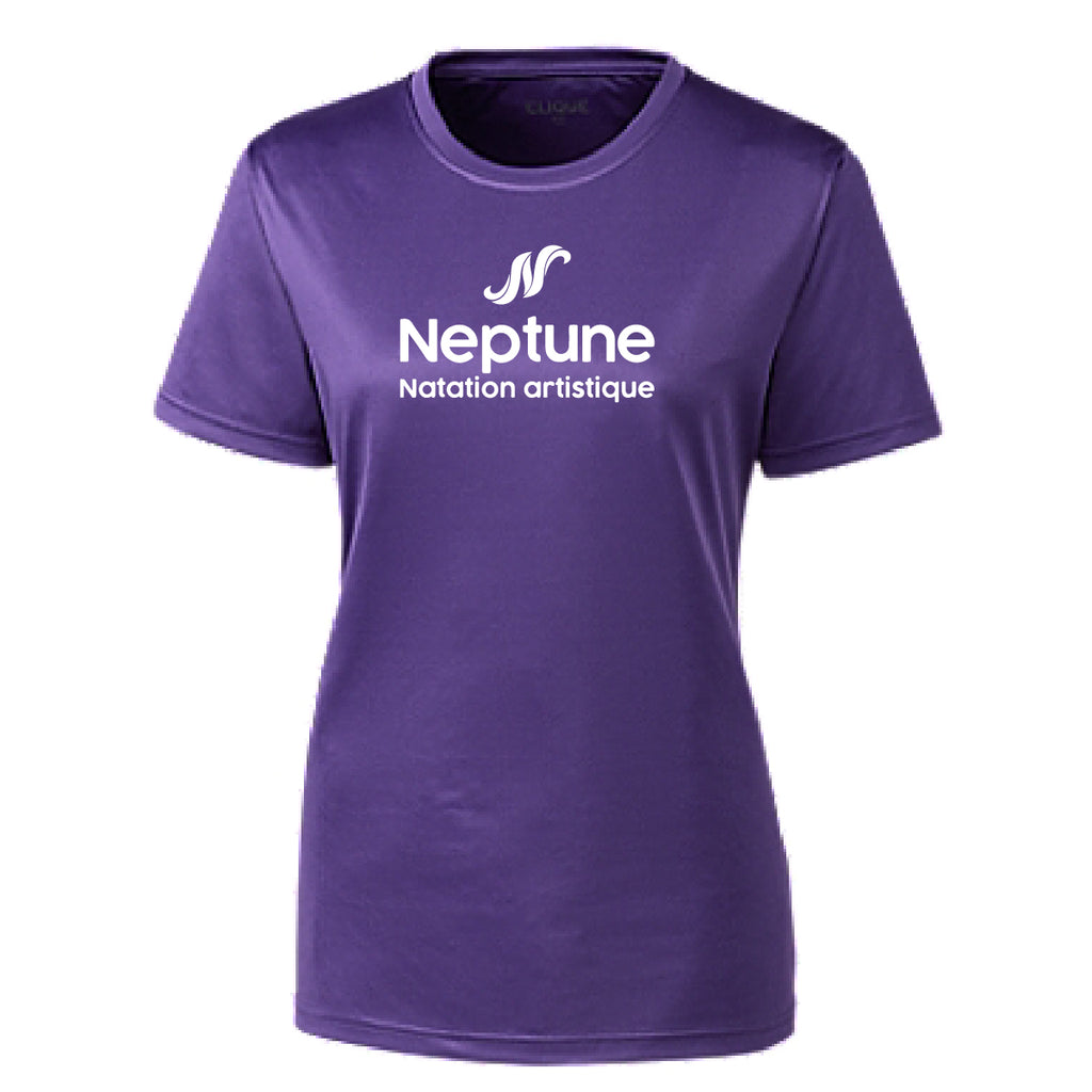 T-Shirt polyester mauve - Neptune