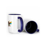 Tasse 15oz intérieur bleu - Sport - École des Lucioles