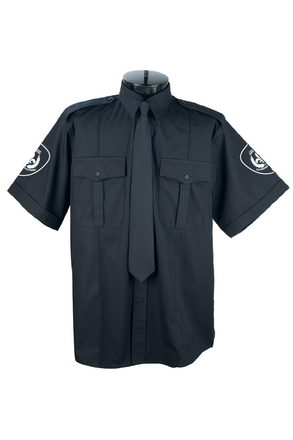 Chemise militaire manches courtes Marine - Femme  - Technique Policière