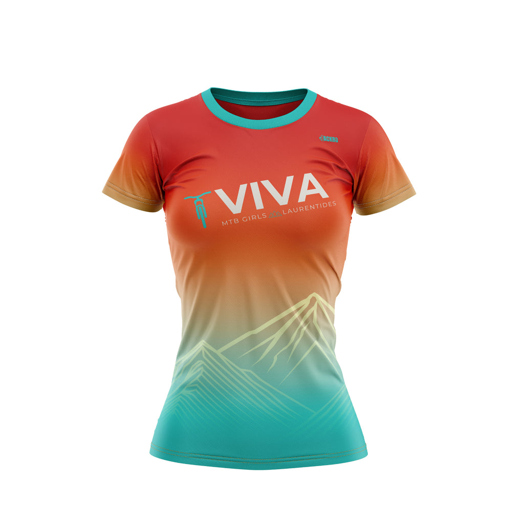 T-Shirt performance - VIVA - Les Poules qui Roulent