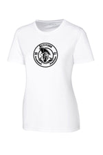 T-shirt technique blanc - Logo rond noir - Ulysse Académie