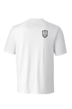 T-shirt technique blanc - Logo rond noir - Ulysse Académie