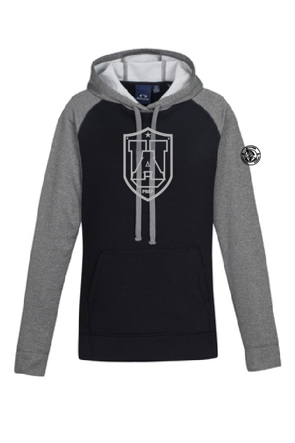 Kangourou performance - Noir et gris - Logo UA gris - Ulysse Académie