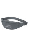 Sac banane gris tempête - Logo gris - Ulysse Académie