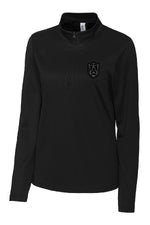 Chandail demi zip noir - Ulysse Académie