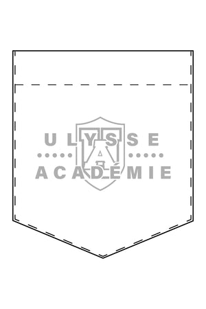 T-Shirt noir à poche stylé - Ulysse Académie