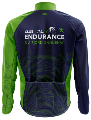 Veste imperméable 3 poches au dos - Club Endurance