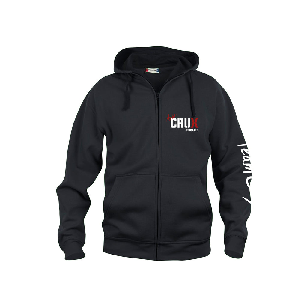 Veste en molleton noir d'équipe - Le Crux