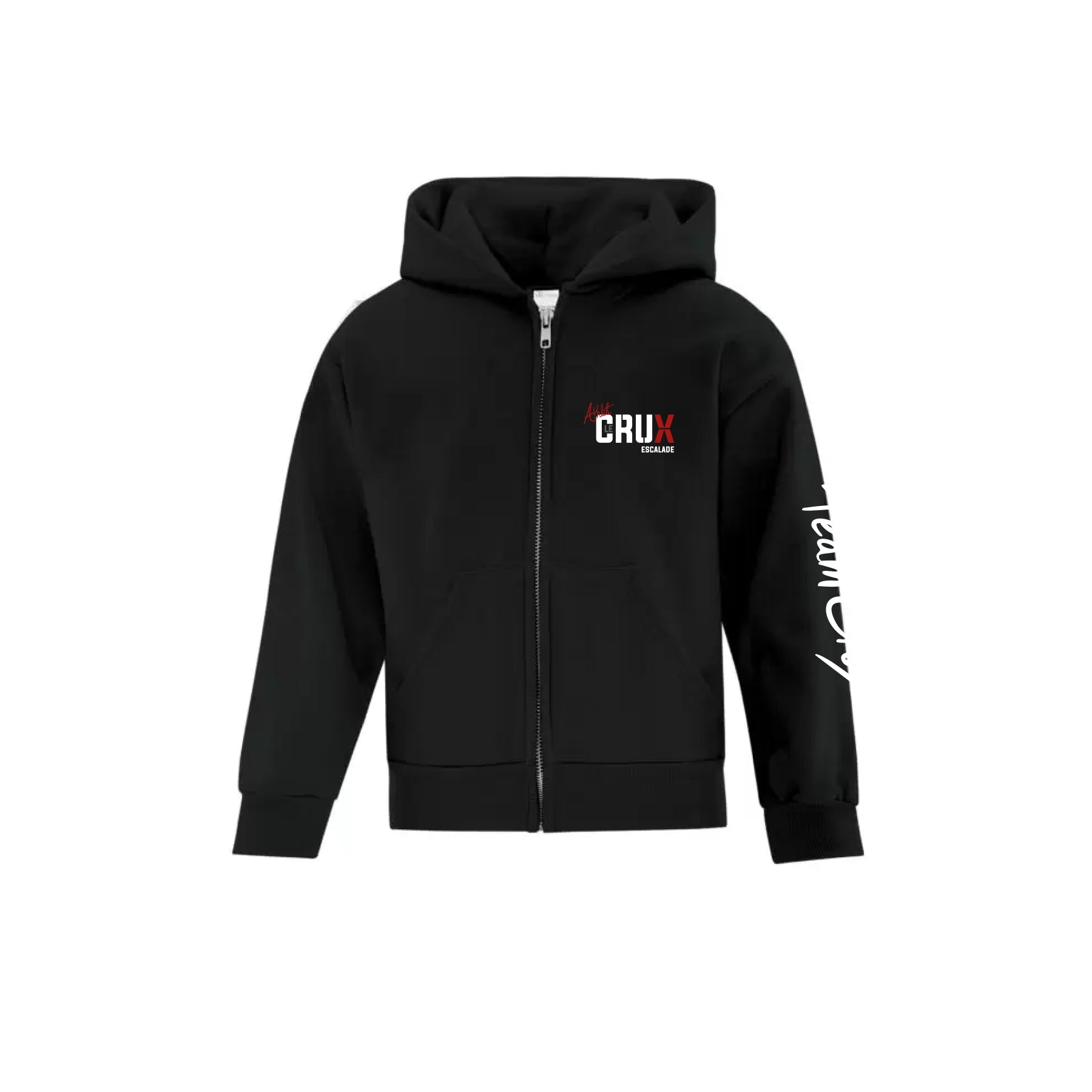 Veste en molleton noir d'équipe - Le Crux