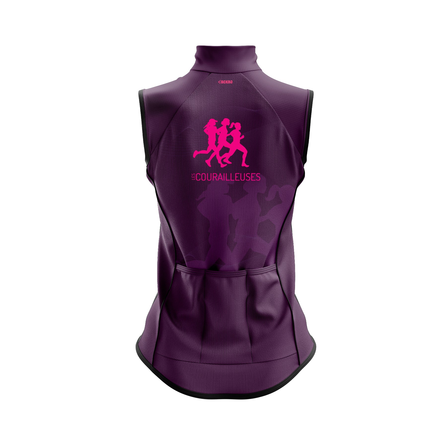 Veste coupe-vent sans manche Mauve - Les Courailleuses