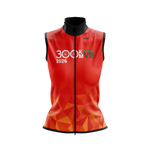 Veste coupe-vent sans manche - Orange - Encadreurs seulement - 300 km pour la VIE