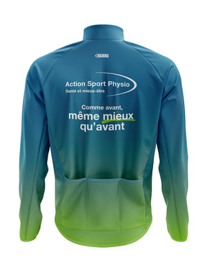 Veste imperméable 2 poches zipper coté - Action Sport Physio