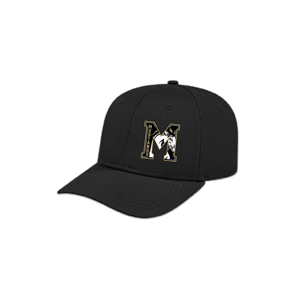 Casquette noir poly/coton - Mustangs - École Maréchal