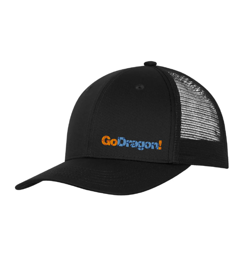 Casquette noir avec filet noir - GoDragon !