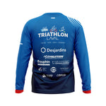 Chandail technique manche longue tissu Italien 2026 - Triathlon Laval