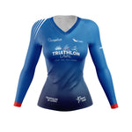 Chandail technique manche longue tissu Italien 2026 - Triathlon Laval