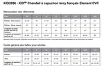 Kangourou French Terry naturel Nouveau style - Ulysse Académie