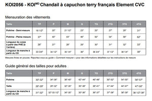Kangourou French Terry naturel Nouveau style - Ulysse Académie