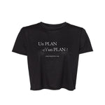 Crop top noir - Un PLAN - Snap Ta Vie