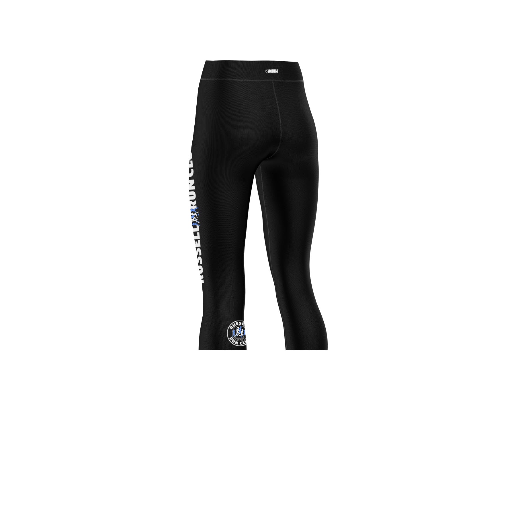 Legging 3/4 réversible - 1 poche - Noir - Russell Run Club