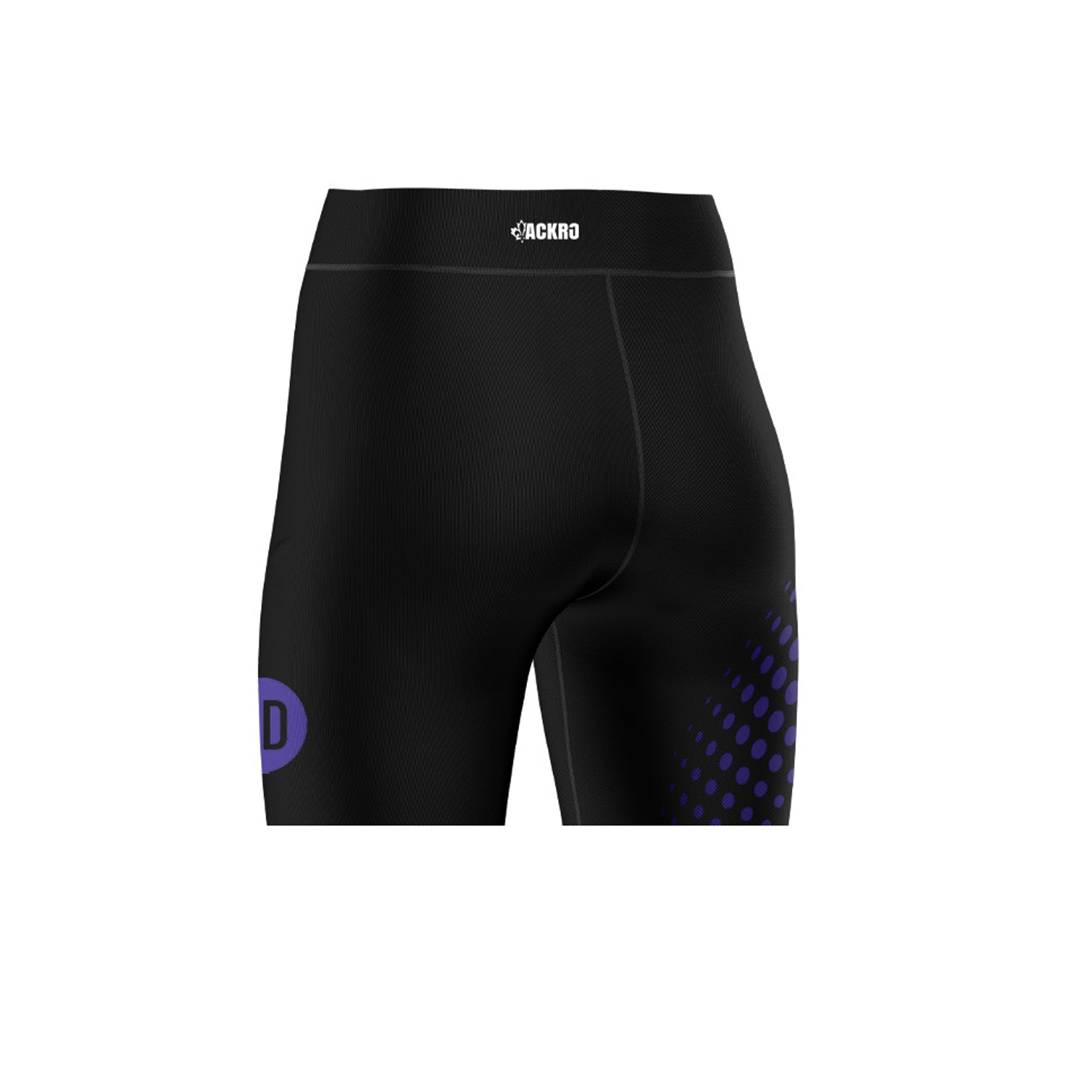 Short 4'' réversible - noir et mauve- Siskinds Desmeules Avocats