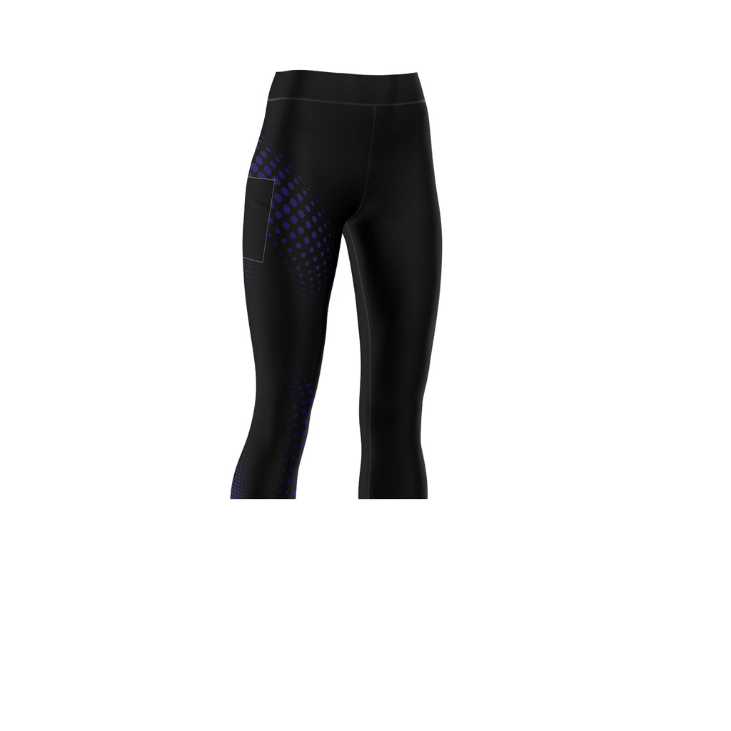 Legging  3/4 réversible noir et mauve - Siskinds Desmeules Avocats