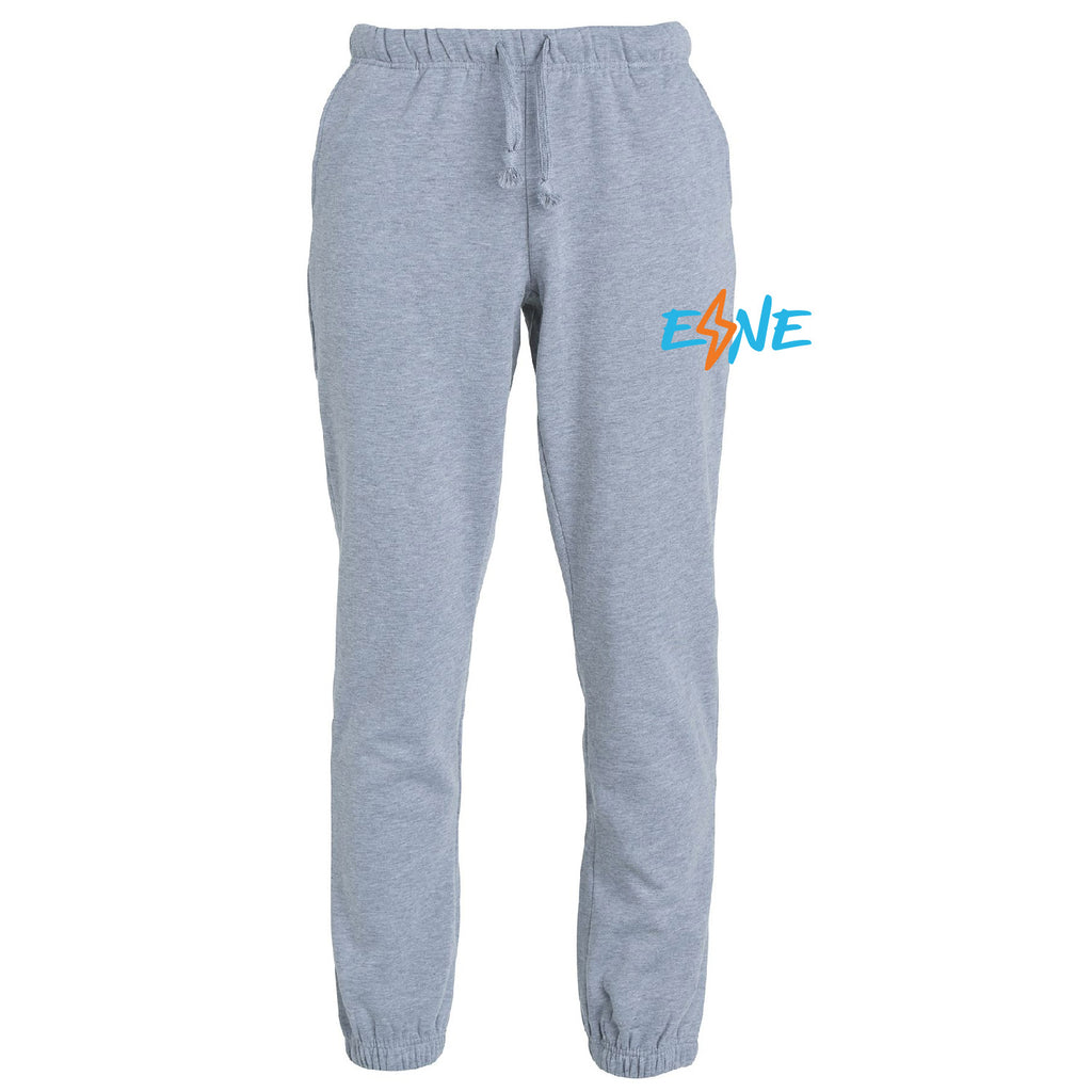 Pantalon jogging gris mélangé logo école - ESNE