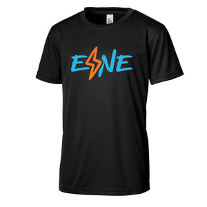 T-shirt technique noir logo école - ESNE