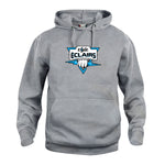 Kangourou gris mélangé logo sport bleu - ESNE