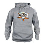 Kangourou gris mélangé logo sport orange - ESNE