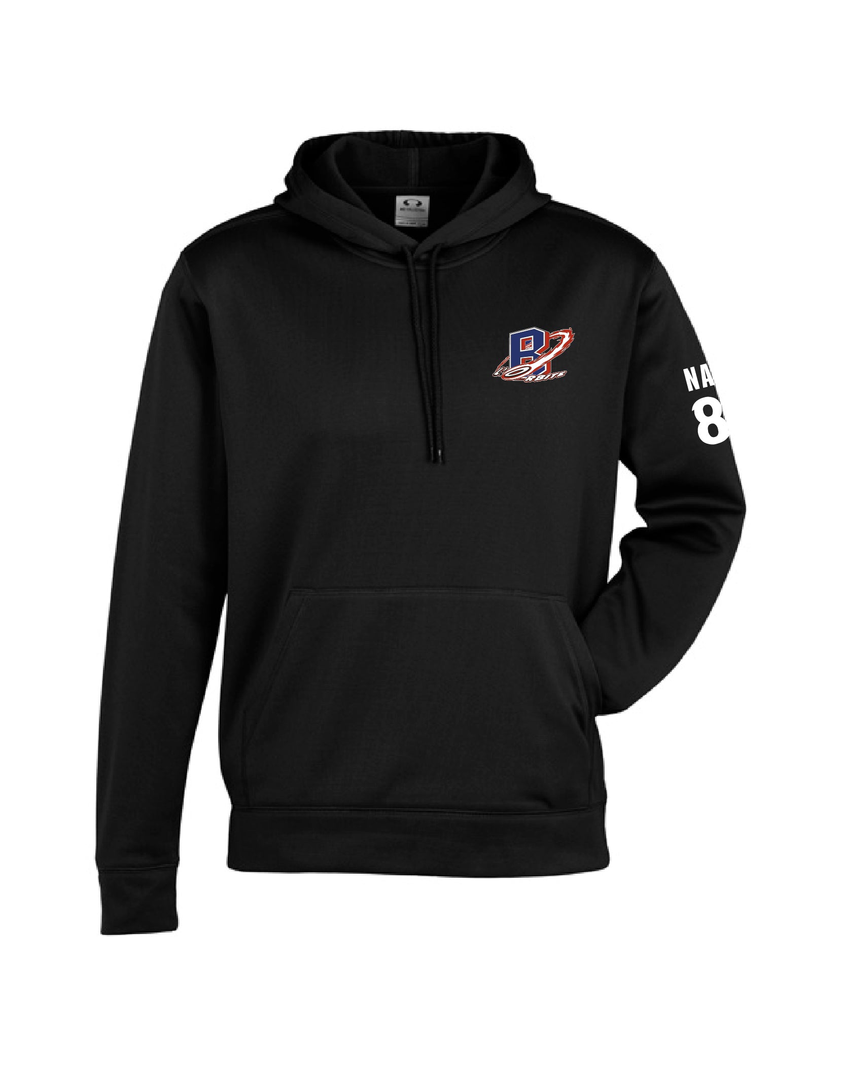 Nouveau Kangourou noir 100% Polyester - Orbite