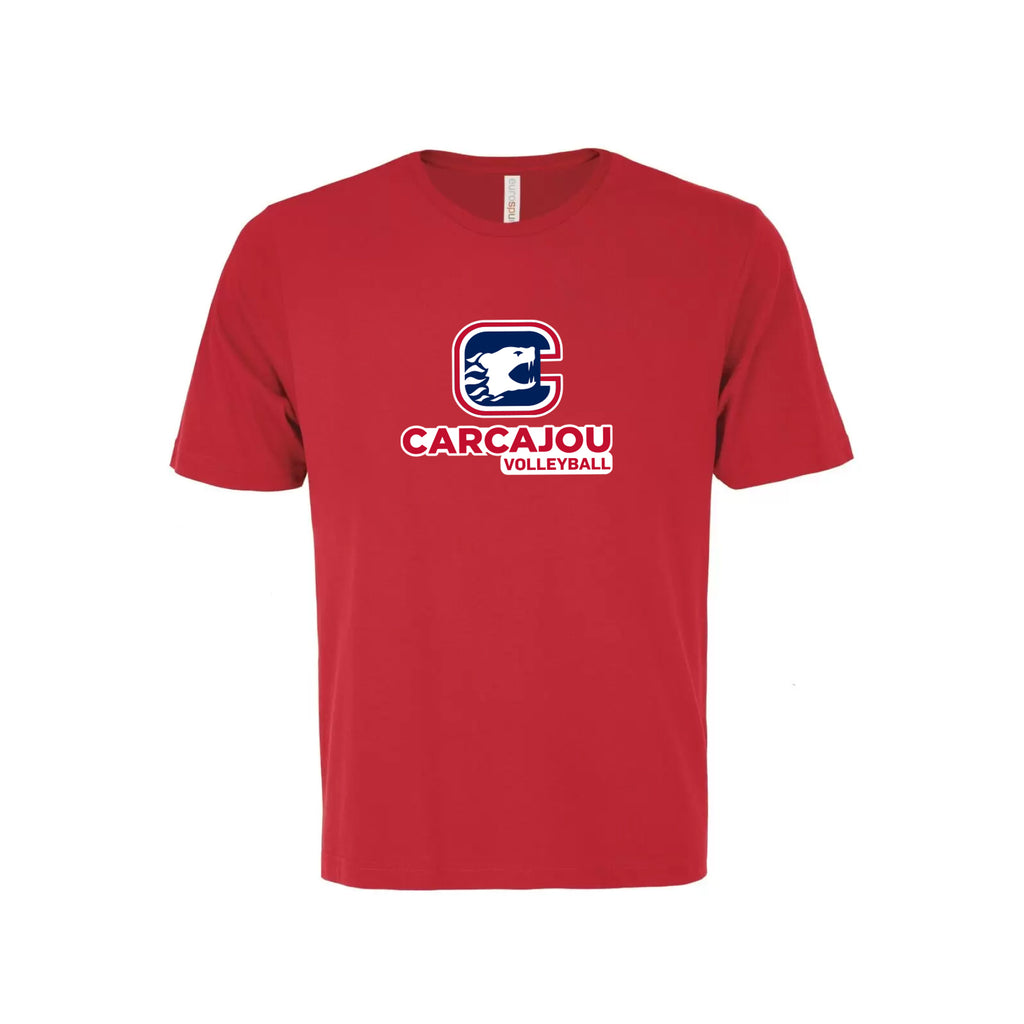 T-shirt de coton rouge - Club Carcajou