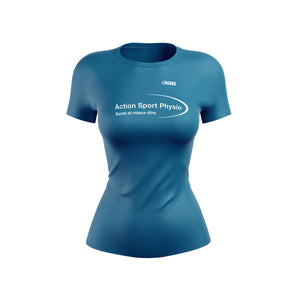 T-shirt technique bleu - Action Sport Physio